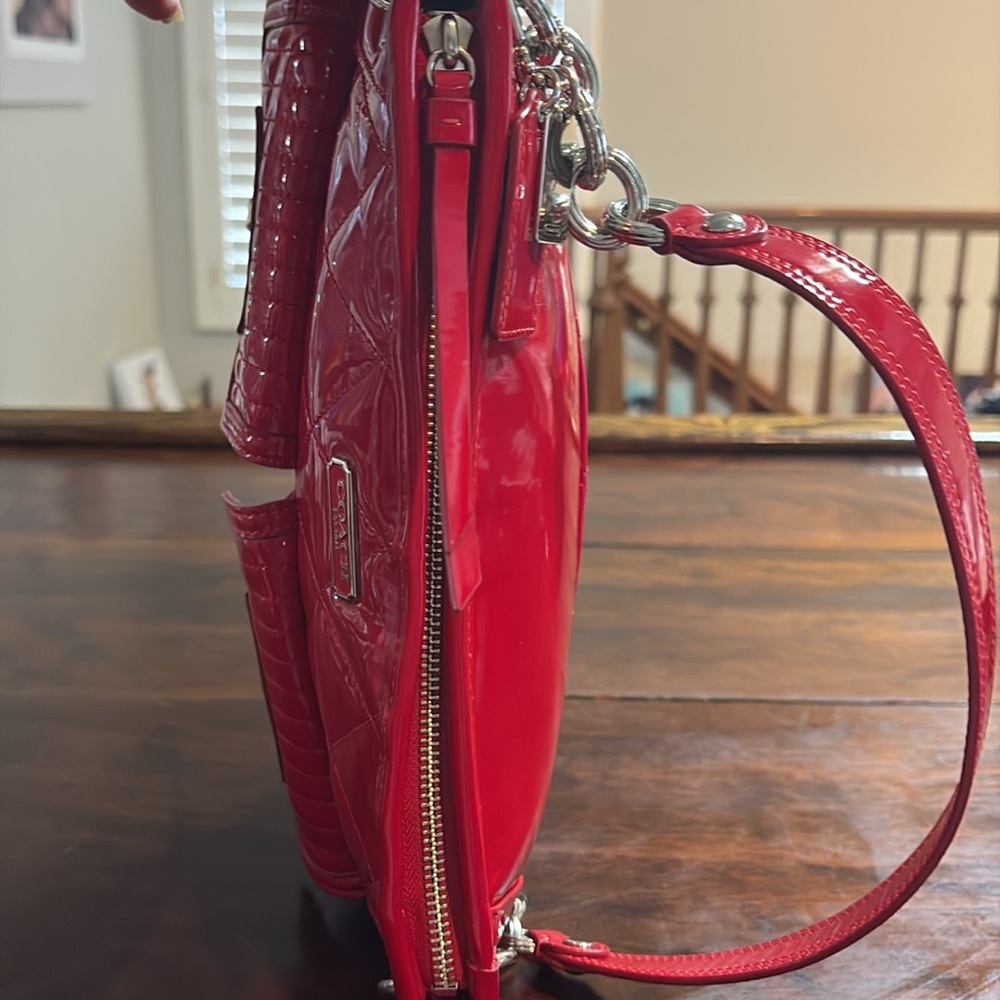 COACH Patent Leather Liquid Gloss Crossbody - Picture 9 of 17